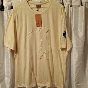 Brown Bomber Joe Louis Cream Golf Embroidered Men's Shirt 4XL 🩵🩵🩵🩵